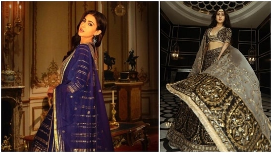 Sara Ali Khan: Saif Ali Khan's daughter and Sharmila Tagore's granddaughter, Sara, who recently started her career in Bollywood has made jaws drop with her fashion choices. She has been spotted several times wearing beautiful chikankari set, shararas, salwar sets, etc.(Instagram/@saraalikhan95)