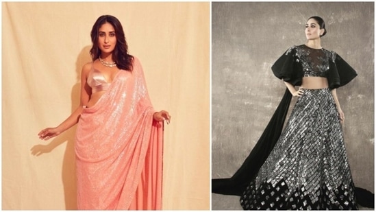 Kareena Kapoor Khan: Kareena was welcomed to the family after she married the Nawab, Saif Ali Khan on October 16 2012. From fancy red carpet gowns to embellished designer sarees, Kareena sure knows how to carry every outfit she dons with poise and elegance.(Instagram/@kareenakapoorkhan)
