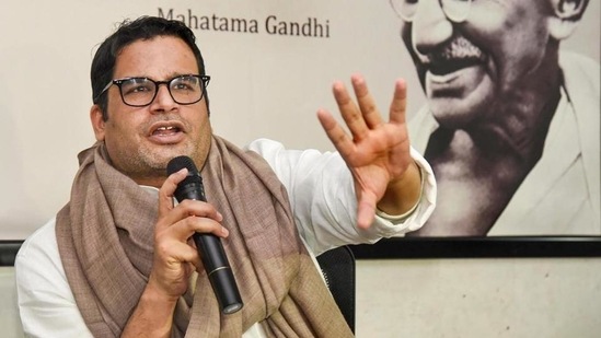 Prashant Kishor did not comment on the meeting.(PTI) Prashant Kishor did not comment on the meeting.(PTI)