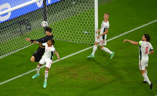 Germany's Kai Havertz found the equaliser in the 66th minute to bring his side back to life. (AP)