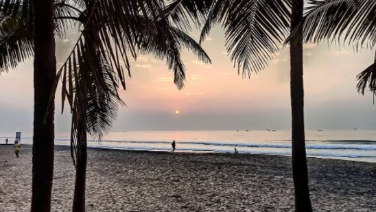 Ramakrishna Beach, Visakhapatnam: Known for its clear blue waters, this beach also known as RK beach, is located close to the famous Dolphin's Nose.  (Instagram/@open_happiness_joydeep)