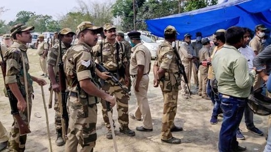 Violence erupted in a few districts of Bengal after the ruling Trinamool Congress (TMC) swept the state elections on May 2, bringing the law and order situation in the state into sharp focus. (PTI) Violence erupted in a few districts of Bengal after the ruling Trinamool Congress (TMC) swept the state elections on May 2, bringing the law and order situation in the state into sharp focus. (PTI)