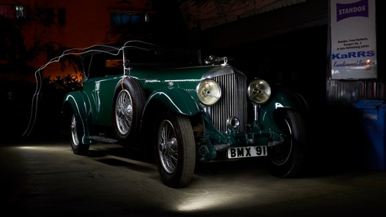 Could this be one of the fastest cars during the 1930s? This rare, modified Bentley 8 litre was the last completely new model by Bentley before the company’s financial collapse and eventual sale to Rolls-Royce. It’s also one of several exceptional cars to have survived in India today.(Penguin India/ Makarand Baokar)
