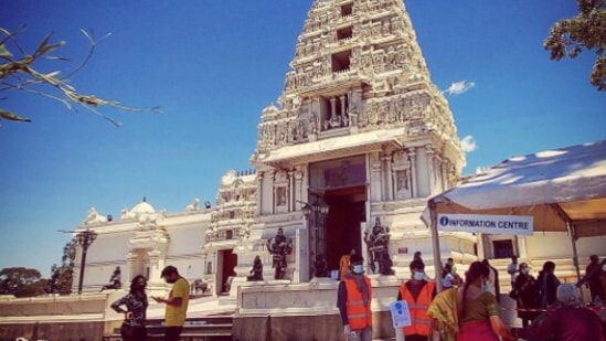 Sri Venkateswara Temple, Tirupati: situated in the hill town of Tirumala at Tirupati, the temple is dedicated to Lord Venkateswara, a form of Vishnu.  (Instagram/@missgeok)