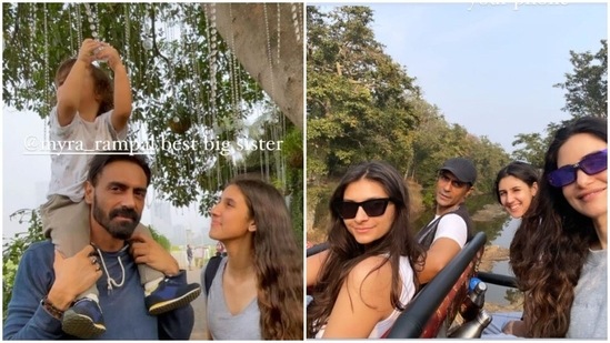 Arjun Rampal could not be with Myra on her birthday as he is in Budapest with son Arik and girlfriend Gabriella Demetriades.