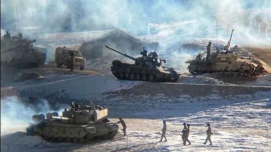 More than a year after the standoff began, the disengagement of troops is yet to be completed after 11 rounds of military talks and seven rounds of diplomatic talks. China’s People’s Liberation Army has continued the deployment of troops and heavy equipment on the LAC leading to a standoff. (AFP PHOTO.) More than a year after the standoff began, the disengagement of troops is yet to be completed after 11 rounds of military talks and seven rounds of diplomatic talks. China’s People’s Liberation Army has continued the deployment of troops and heavy equipment on the LAC leading to a standoff. (AFP PHOTO.)