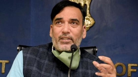 Delhi environment minister Gopal Rai will launch the campaign from Garhi Mandu on the banks of the Yamuna.(ANI) Delhi environment minister Gopal Rai will launch the campaign from Garhi Mandu on the banks of the Yamuna.(ANI)