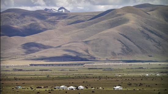 A view of Lhasa in western China’s Tibet Autonomous Region. (AP) A view of Lhasa in western China’s Tibet Autonomous Region. (AP)