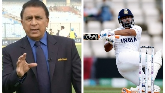 Sunil Gavaskar and Rishabh Pant Sunil Gavaskar and Rishabh Pant