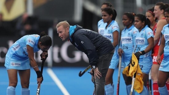 File image of Indian women’s hockey coach Sjoerd Marijne.(Getty Images)