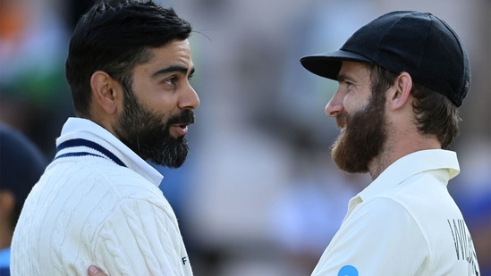 Virat Kohli and Kane Williamson after the match. (Getty Images)