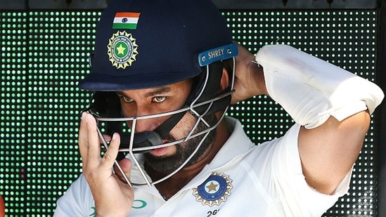 Cheteshwar Pujara scored 8 and 15 in the WTC final. (Getty Images)