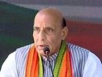 “Indian Navy remains poised and combat-ready to tackle any challenge,” Rajnath Singh said. “Indian Navy remains poised and combat-ready to tackle any challenge,” Rajnath Singh said.