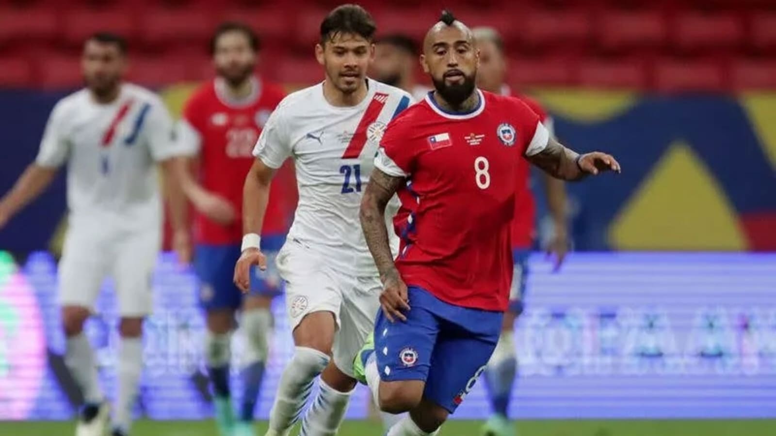 Almiron stars as Paraguay defeat Chile 2-0 in Copa America | Football News  - Hindustan Times