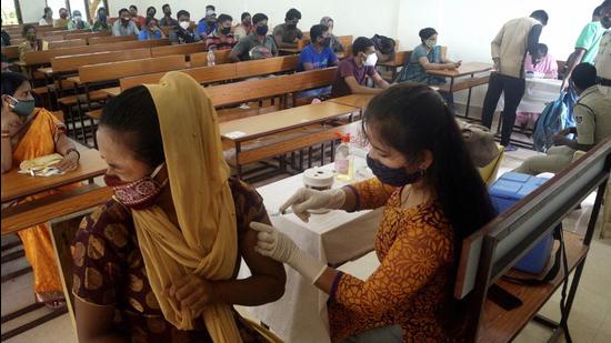 Odisha’s TRP has dropped to 4.53% but there are districts like Khurda, Jajpur, Balasore and Cuttack which have a TPR of more than 5%. (PTI) Odisha’s TRP has dropped to 4.53% but there are districts like Khurda, Jajpur, Balasore and Cuttack which have a TPR of more than 5%. (PTI)