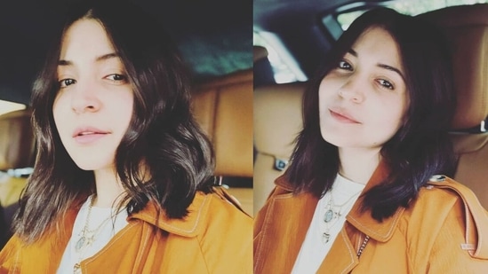 Anushka Sharma shares pictures of her new hairdo. 