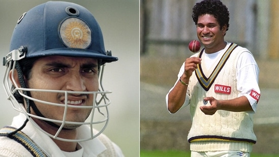 Sourav Ganguly and Sachin Tendulkar during India's 1996 tour of England. (Getty Images) Sourav Ganguly and Sachin Tendulkar during India's 1996 tour of England. (Getty Images)