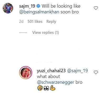 Former England cricketer Sajid Mahmood reacts to Chahal’s post