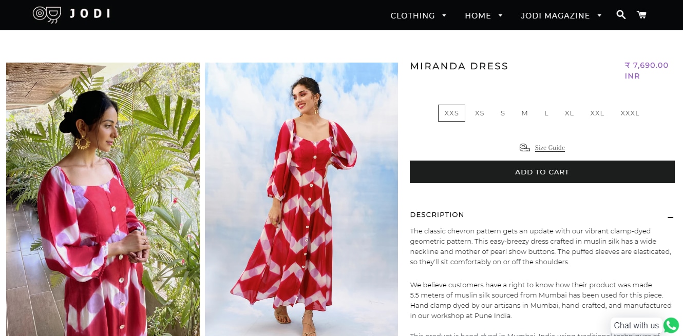 Mira and Rakul's Miranda dress from Jodi(thejodilife.com)