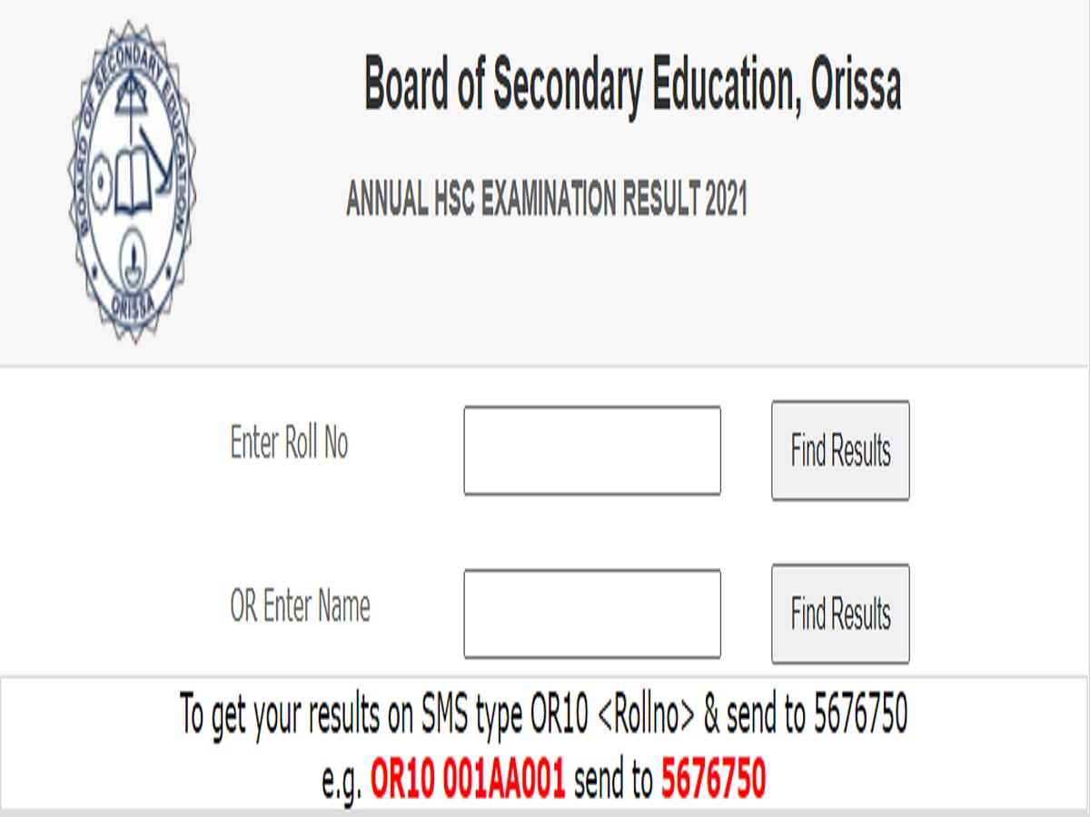 BSE Odisha 10th Result 2021 Live Updates
