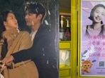 Fans of Lee Min-ho and Kim Go-eun send actor coffee truck on the sets of her upcoming drama Yumi's Cells. Fans of Lee Min-ho and Kim Go-eun send actor coffee truck on the sets of her upcoming drama Yumi's Cells.