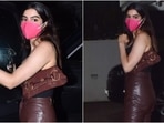 Janhvi Kapoor's sister, Khushi Kapoor, was snapped in Mumbai last night. Khushi and several other Bollywood celebrities like Alia Bhatt, Ranbir Kapoor, Vijay Deverakonda, Ranveer Singh attended Arjun Kapoor's star-studded birthday bash.(Varinder Chawla)