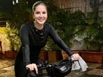 Weekend workout motivation: Sunny Leone goes cycling with husband Daniel Weber(Instagram/@sunnyleone) Weekend workout motivation: Sunny Leone goes cycling with husband Daniel Weber(Instagram/@sunnyleone)
