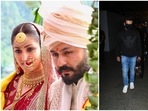 Yami Gautam and Aditya Dhar were seen at the Mumbai airport. Yami Gautam and Aditya Dhar were seen at the Mumbai airport.