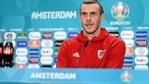 Gareth Bale speaks during a press conference.(Handout via REUTERS)