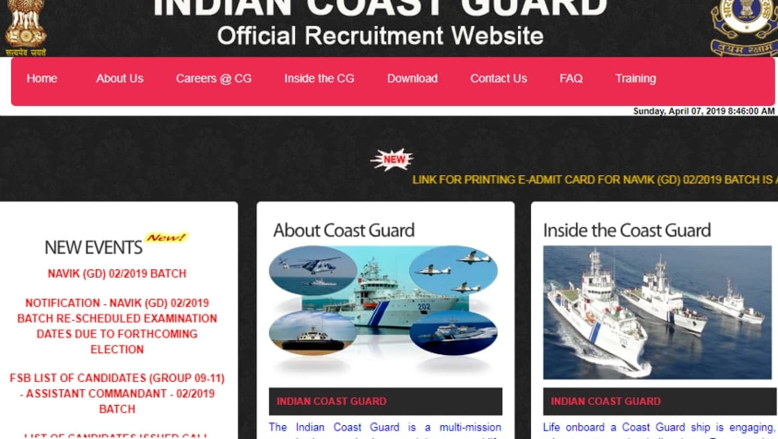 Join Indian Coast Guard 2021: Notification for 50 Asst Commandant posts released