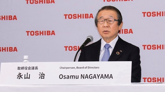 Toshiba’s shares spiked as much as 1.7% before ending largely unchanged Friday. (Mint) Toshiba’s shares spiked as much as 1.7% before ending largely unchanged Friday. (Mint)