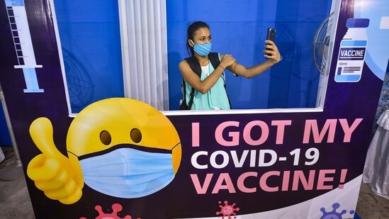 Vaccine alone won’t stop community transmission and people need to continue to use masks consistently, a WHO official said. (PTI Photo)