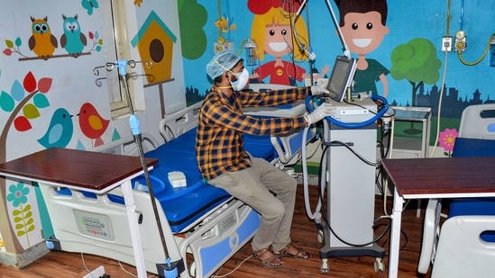 The district administrations have started working on development of special wards in medical facilities for treatment of coronavirus-positive children. (PTI Photo) (PTI) The district administrations have started working on development of special wards in medical facilities for treatment of coronavirus-positive children. (PTI Photo) (PTI)