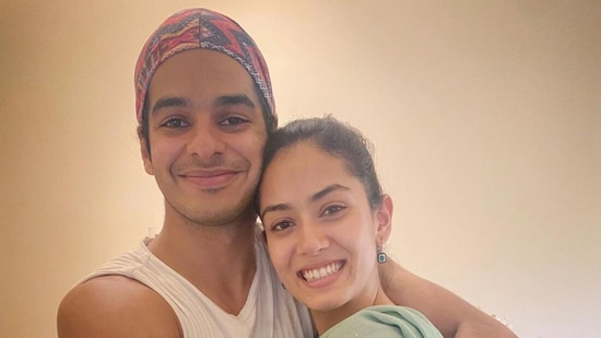 Mira Rajput with her brother-in-law Ishaan Khatter. Mira Rajput with her brother-in-law Ishaan Khatter.