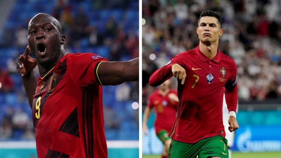 Romelu Lukaku and Cristiano Ronaldo. (Reuters)