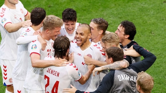 And there it was. Denmark through with a 4-0 win as Martin Braithwaite scored in the 96th minute. 