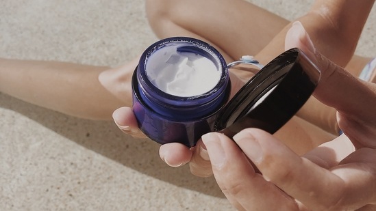 Chilled face cream or serum: Try chilling your favourite lightweight cream or face serum and then apply in the puffy area.(Unsplash)