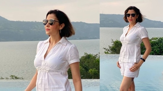 Despite doing so many films and being a successful model, she still decided to go back to her medical career and obtained a degree to become a doctor. (Instagram/@aditigovitrikar)
