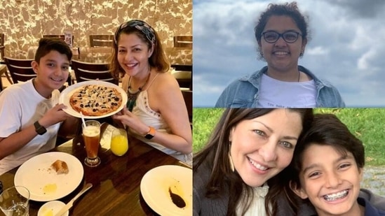 She is a single mother raising two kids Kiara and Zhiaan. (Instagram/@aditigovitrikar)