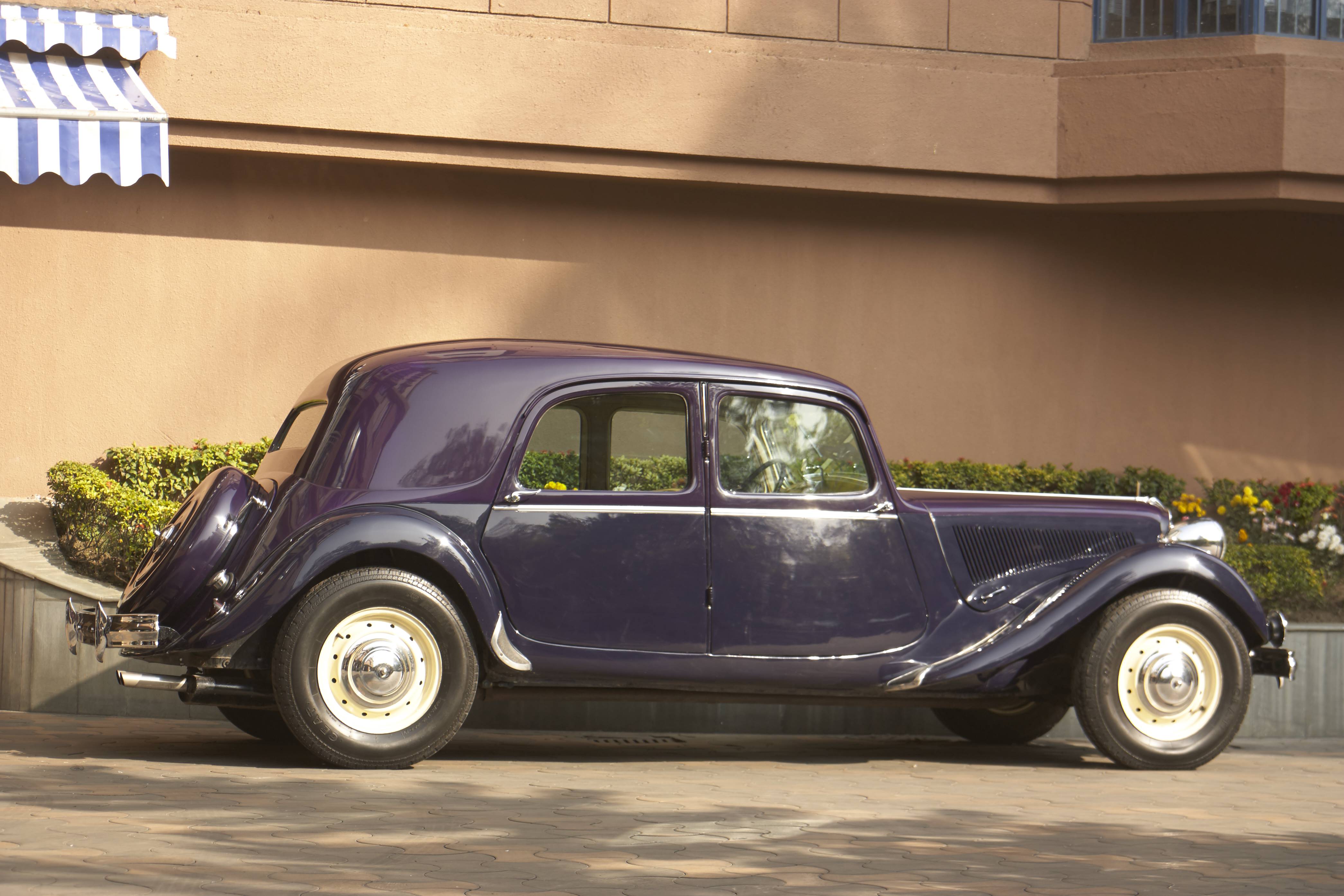This Citroën Traction Avant, from a fleet produced from 1934 to 1957, was used by Calcutta resident Minnie Pan. She also raced it on weekends, when racing was a regular event in the city. (Penguin India / Makarand Baokar) This Citroën Traction Avant, from a fleet produced from 1934 to 1957, was used by Calcutta resident Minnie Pan. She also raced it on weekends, when racing was a regular event in the city. (Penguin India / Makarand Baokar)
