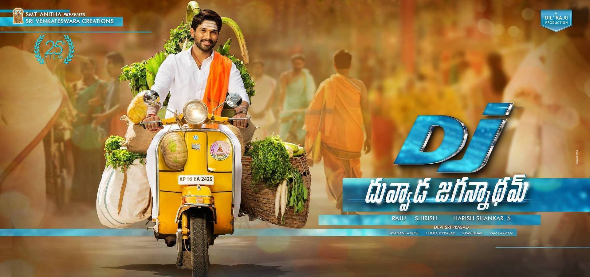 Allu Arjun in a poster of DJ.