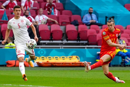 Gareth Bale had early sightings on goal. Gareth Bale had early sightings on goal.