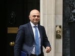 In this file photo taken on June 11, 2019, Sajid Javid, then Britain's Home Secretary, leaves 10 Downing Street in central London on June 11, 2019, after attending the weekly meeting of the Cabinet. (AFP) In this file photo taken on June 11, 2019, Sajid Javid, then Britain's Home Secretary, leaves 10 Downing Street in central London on June 11, 2019, after attending the weekly meeting of the Cabinet. (AFP)
