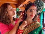 Yami Gautam with her sister Surilie in a post-wedding picture. 