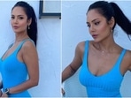 Esha Gupta leaves us speechless in  <span class='webrupee'>₹</span>2k sleeveless dress, see pics from Spain