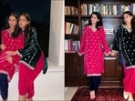Sara Ali Khan exudes Nawabi elegance as she twins with BFF in makhmal kurta set