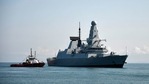 British destroyer HMS Defender arrives at the port of Batumi, in Georgia, on Saturday, June 26, 2021. (Vasil Gedenidze/British Embassy in Georgia via AP) British destroyer HMS Defender arrives at the port of Batumi, in Georgia, on Saturday, June 26, 2021. (Vasil Gedenidze/British Embassy in Georgia via AP)