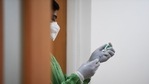 A nurse fills a syringe with vaccine at a center in New Delhi(AFP) A nurse fills a syringe with vaccine at a center in New Delhi(AFP)