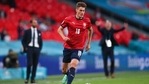 Czech Republic's Patrik Schick runs with the ball during the Euro 2020 soccer championship group D match.(AP)