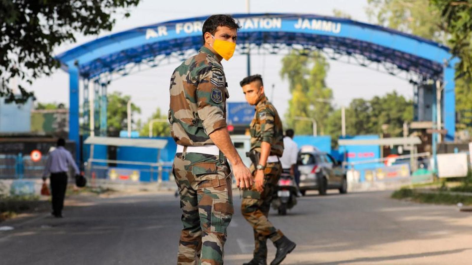 2 blasts rock Indian Air Force's highly secured technical airport in Jammu  | Latest News India - Hindustan Times